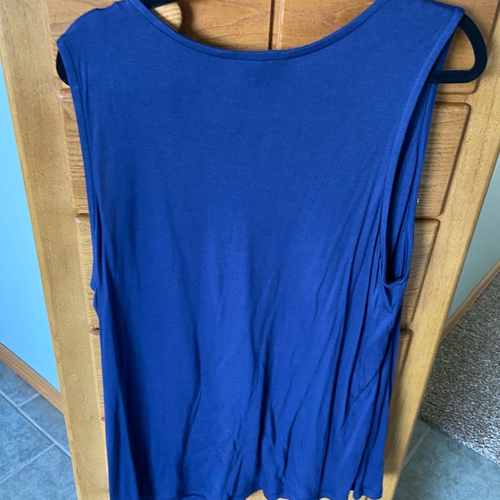 🌼CJ Banks Embellished Blue Knit Top - Picture 5 of 5